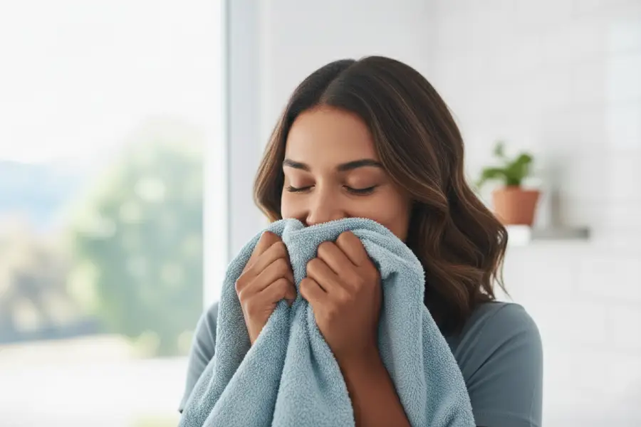 Ropa suave con descalcificador de agua
